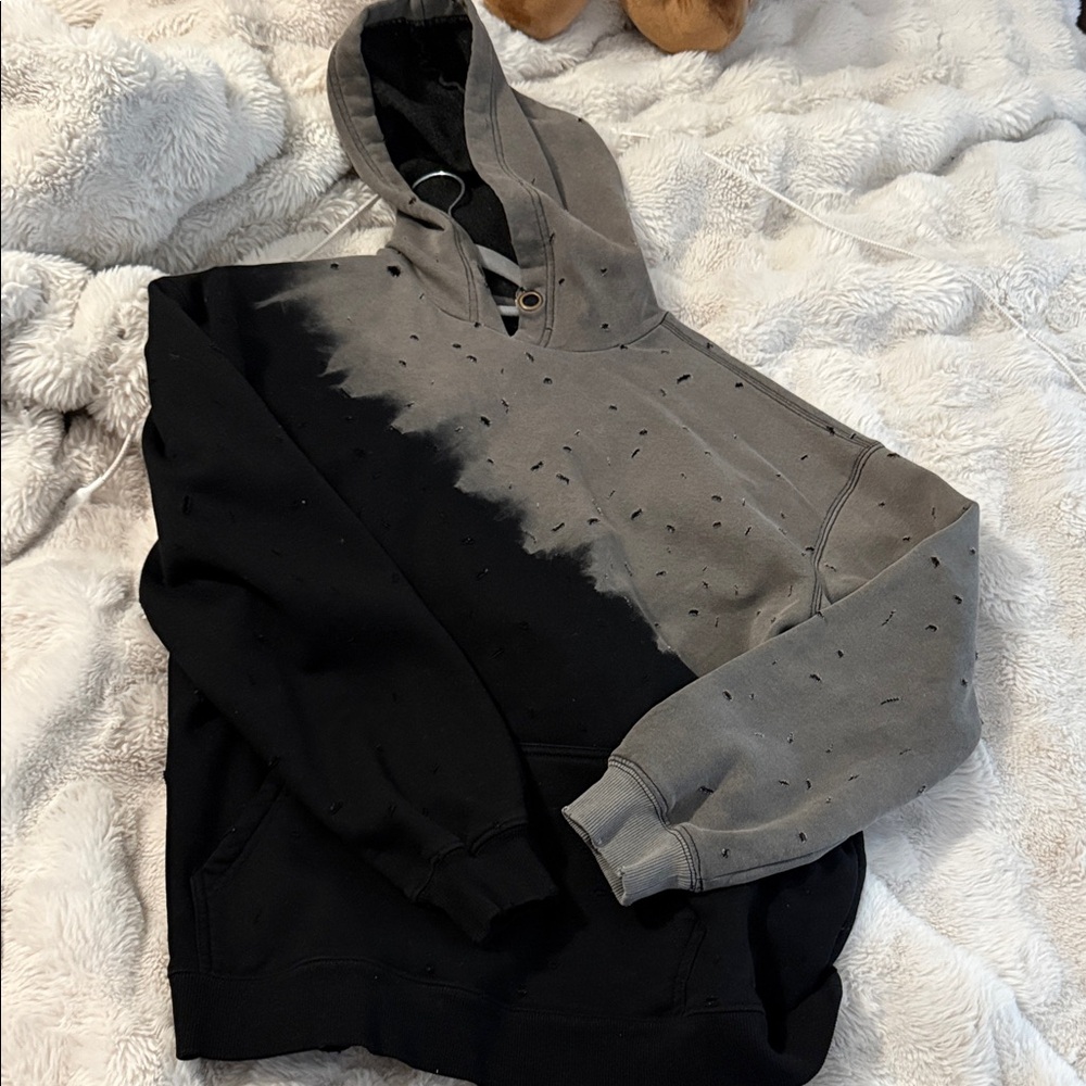 Gilded Intent Black and Gray Hoodie